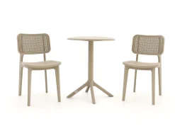 Forza Xitta/Rieti ø 60 cm Balkon-Set 3-teilig