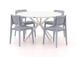 Forza Xitta/Sora ø 127 cm Gartenmöbel-Set 5-teilig