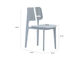 Forza Xitta/Sora ø 127 cm Gartenmöbel-Set 5-teilig