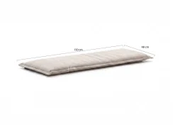 Gartenbank Auflage 150x48 cm