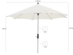 Glatz Alu-Twist Sonnenschirm ø 330 cm