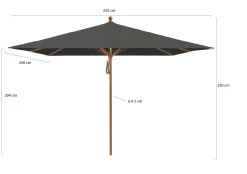 Glatz Piazza Sonnenschirm 250x250 cm