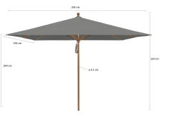 Glatz Piazza Sonnenschirm 250x250 cm