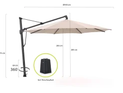 Glatz Sombrano S+ Easy Ampelschirm ø 350 cm