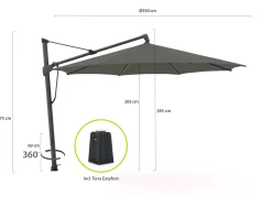 Glatz Sombrano S+ Easy Ampelschirm ø 350 cm