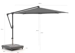 Glatz Sunwing Casa Ampelschirm ø 300 cm