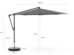 Glatz Sunwing Casa Ampelschirm ø 300 cm