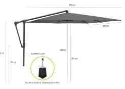 Glatz Sunwing Casa Ampelschirm 270x270 cm