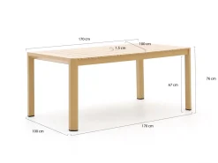 Hartman Alexandra Gartenmöbel-Set 5-teilig