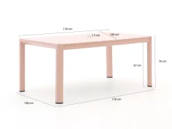 Hartman Alexandra Gartenmöbel-Set 5-teilig