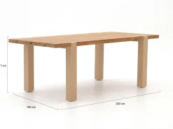 Hartman Almeria Gartentisch 200x100x77 cm