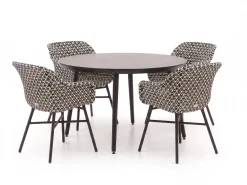 Hartman Delphine/Sophie Studio ø 128 cm Gartenmöbel-Set 5-teilig