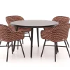 Hartman Delphine/Sophie Studio ø 128 cm Gartenmöbel-Set 5-teilig