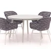 Hartman Delphine/Sophie Studio ø 128 cm Gartenmöbel-Set 5-teilig