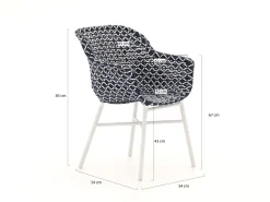 Hartman Delphine/Sophie Studio 170 cm Gartenmӧbel-Set 5-teilig