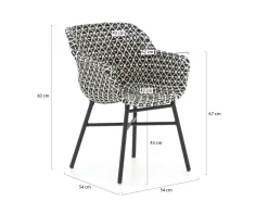 Hartman Delphine/Stephanie 200cm dining tuinset 5-delig
