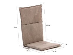 Hartman Fiber Auflage Hochlehner 123x50 cm