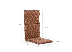 Hartman Fiber Auflage Hochlehner 123x50 cm