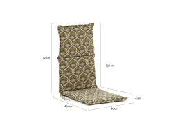 Hartman Fiber Auflage Hochlehner 123x50 cm