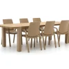 Hartman Flow/Almeria 280 cm Gartenmöbel-Set 7-teilig