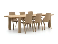 Hartman Flow/Almeria 280 cm Gartenmöbel-Set 7-teilig