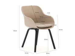 Hartman Le Soleil Element/Sophie Studio ø128cm dining tuinset 5-delig