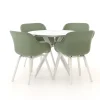 Hartman Le Soleil Element/Sora ø 90 cm Gartenmöbel-Set 5-teilig