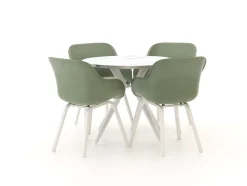 Hartman Le Soleil Element/Sora ø 90 cm Gartenmöbel-Set 5-teilig