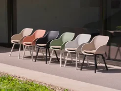 Hartman Le Soleil Element/Sora ø 90 cm Gartenmöbel-Set 5-teilig