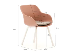 Hartman Le Soleil Element/Sora ø 127 cm Gartenmöbel-Set 5-teilig