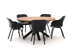 Hartman Le Soleil Element/Stephanie ø150 cm Gartenmöbel-Set 6-teilig