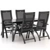 Hartman Primo/Sestino 160 cm Gartenmöbel-Set 5-Teilig verstelbaar