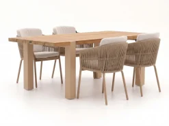 Hartman Sevilla/Almeria 200 cm Gartenmöbel-Set 5-teilig