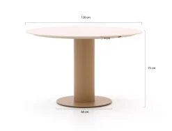 Hartman Sevilla/Girona ø 120 cm Gartenmöbel-Set 5-teilig