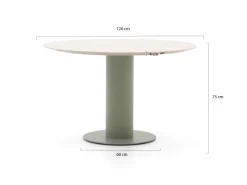 Hartman Sevilla/Girona ø 120 cm Gartenmöbel-Set 5-teilig