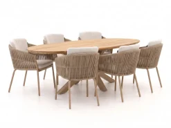 Hartman Sevilla/San Sebastian 200cm dining tuinset 7-delig