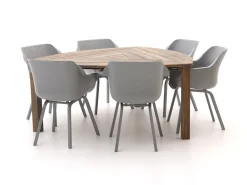 Hartman Sophie Element/Rough-S Triangular 170 cm Gartenmöbel-Set 7-teilig