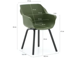 Hartman Sophie Element/Stephanie 200 cm Gartenmöbel-Set 5-teilig