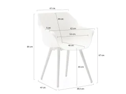 Hartman Sophie Studio/Bresimo 260 cm Gartenmöbel-Set 7-teilig