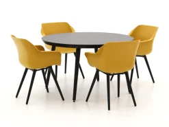 Hartman Sophie Studio ø 128 cm Gartenmöbel-Set 5-teilig