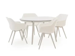 Hartman Sophie Studio ø 128 cm Gartenmöbel-Set 5-teilig