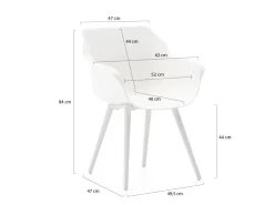 Hartman Sophie Studio 240 cm Gartenmöbel-Set 7-teilig