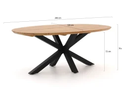 Hartman Sophie Studio/Stephanie 200cm dining tuinset 5-delig