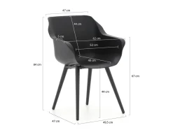 Hartman Sophie Studio/Stephanie 240cm dining tuinset 7-delig
