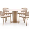 Hartman Taragona/Girona ø120cm dining tuinset 5-delig stapelbaar