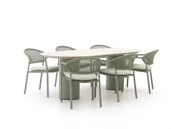 Hartman Taragona/Valencia 220 cm Gartenmöbel-Set 7-teilig