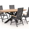Hartman Troy/Stephanie 200 cm Gartenmöbel-Set 5-teilig verstellbar