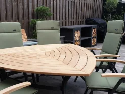 Hartman Troy/Triangular 170 cm Gartenmöbel-Set 7-teilig verstellbar