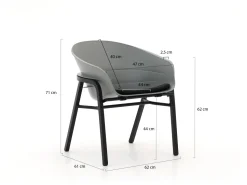 Hartman Tubb 240 cm Esstischgruppe 7-teilig verstellbar