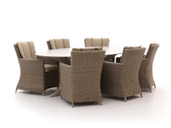Intenso Adriano/Furato Ellips 240 cm Esstischgruppe 7-teilig